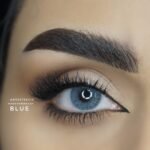 عدسة Matte blue